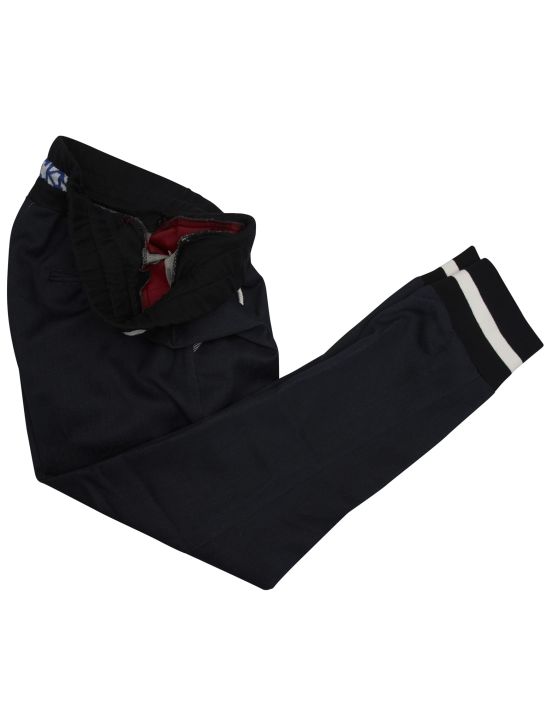Kiton KNT Blue Cotton Wool Jogging Pants 2