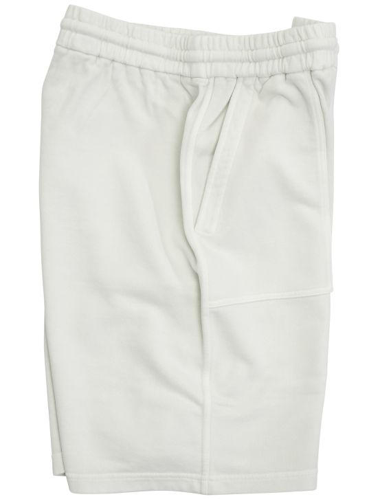 Kiton Light Gray Cotton Short  Pants 1