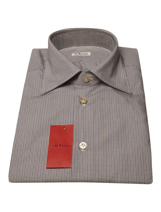 Kiton Multicolor Cotton Shirt 1