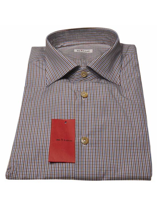 Kiton Multicolor Cotton Shirt 1