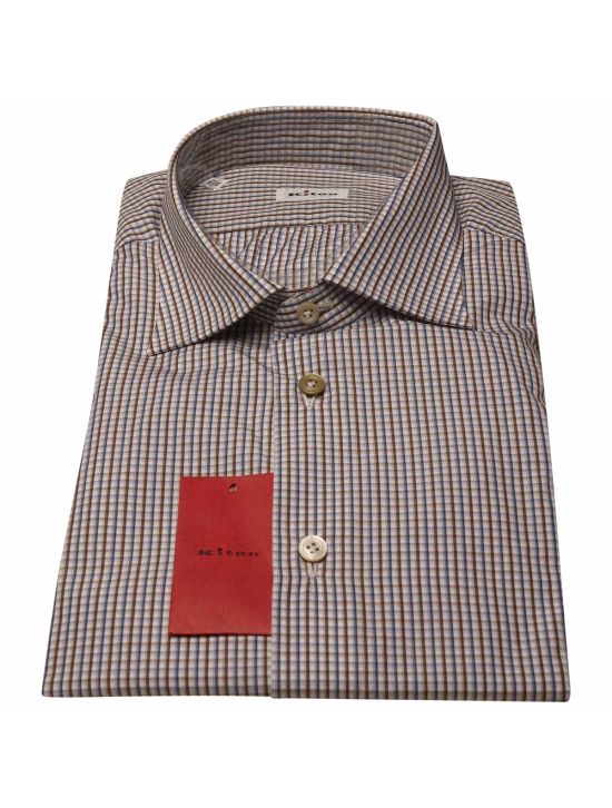 Kiton Multicolor Cotton Shirt 1