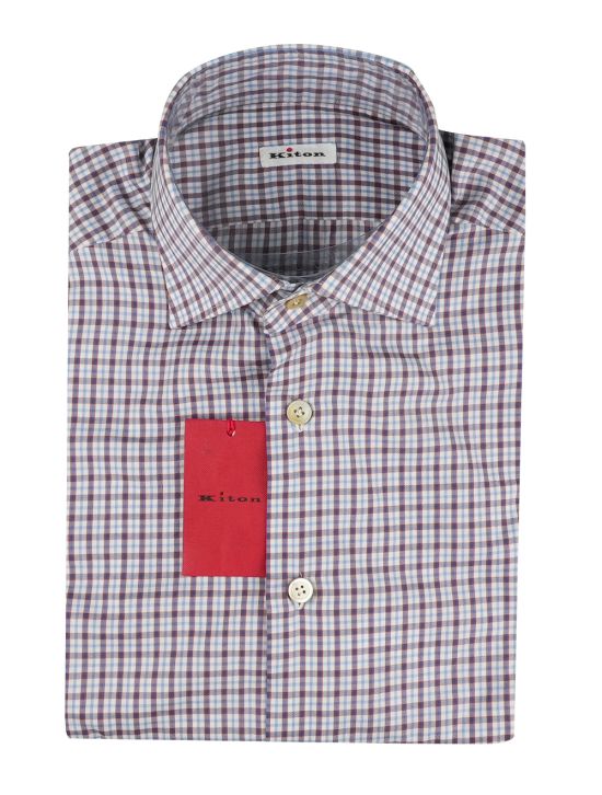 Kiton Multicolor Cotton Shirt 1