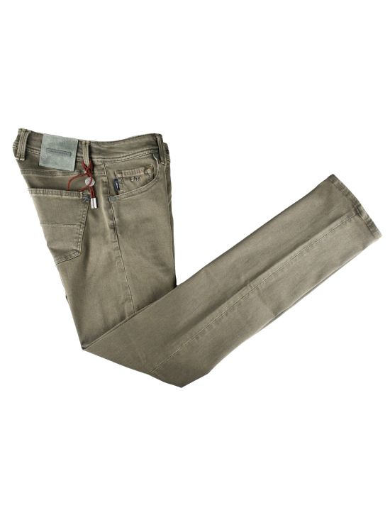 Tramarossa Green Cotton Pl Ea Jeans 1