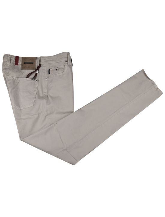 Tramarossa Beige Cotton Ea Jeans 1