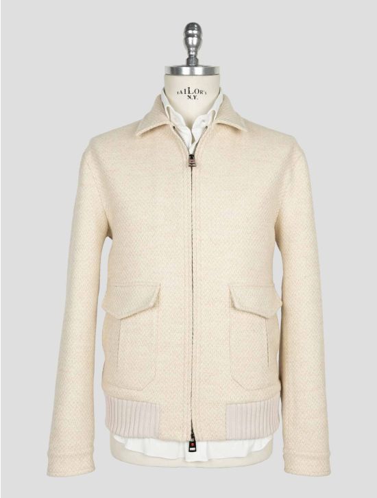 Kired Beige Wool Alpaca Pa Coat 1