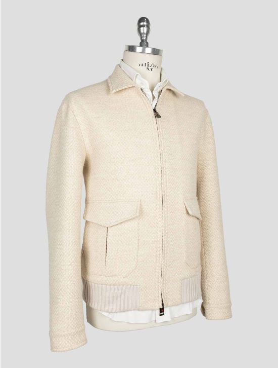 Kired Beige Wool Alpaca Pa Coat 2