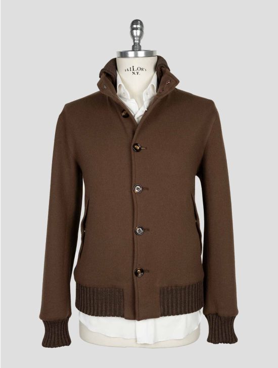 Kired Brown Cashmere Pa Ea Coat 1