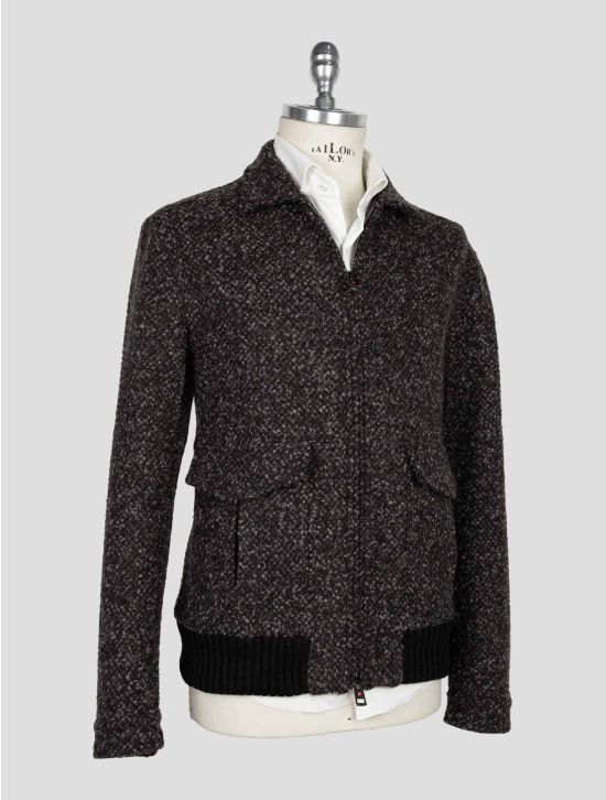 Kired Brown Virgin Wool Cashmere Silk Coat 2