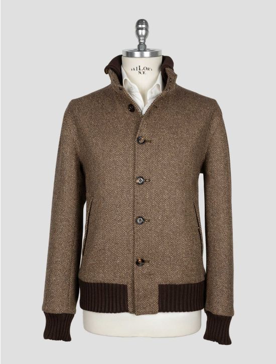 Kired Brown Virgin Wool Cashmere Camel Coat 1