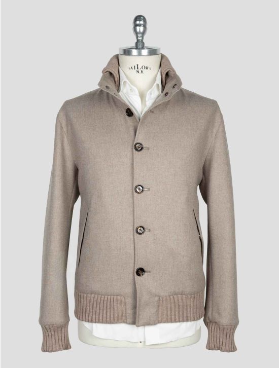 Kired Taupe Cashmere  Pa Ea Coat 1