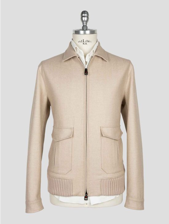 Kired Beige  Wool Pl  Coat 1