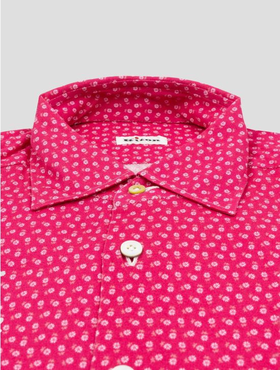 Kiton Pink Cotton Shirt 2