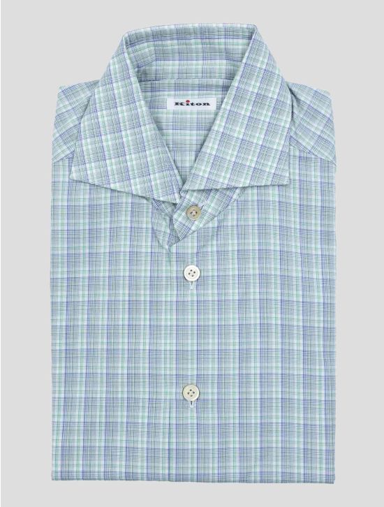 Kiton Multicolor Cotton Shirt 1