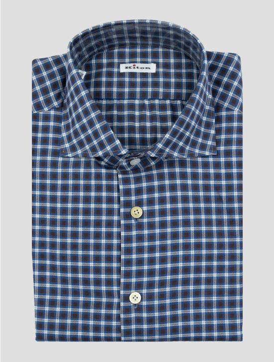 Kiton Multicolor Cotton Shirt 1