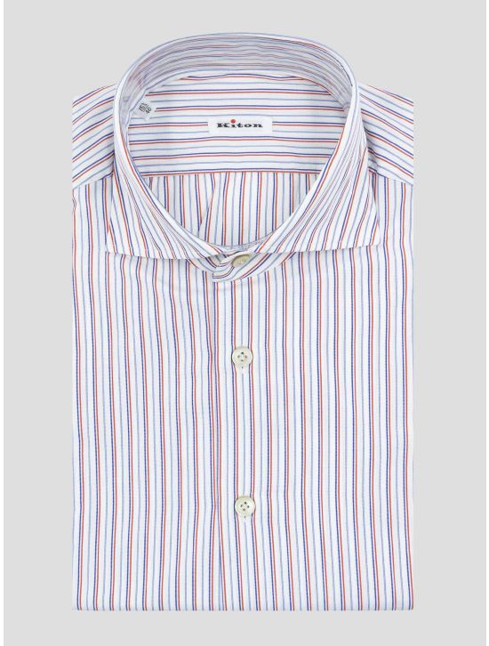 Kiton Multicolor Cotton Shirt 1