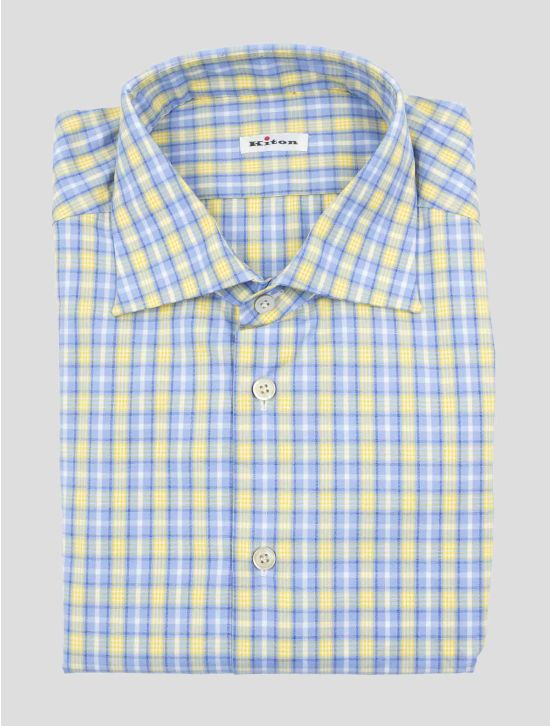 Kiton Multicolor Cotton Shirt 1