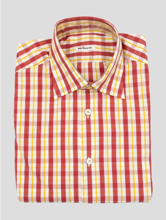 Kiton Multicolor Cotton Shirt 1