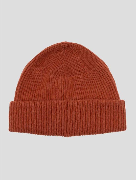 Gran Sasso Orange  Virgin Wool Beanie 1