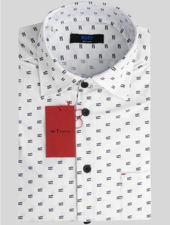 KNT Kiton White Pa Ea Shirt 1
