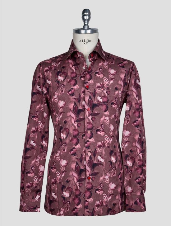 Kiton Multicolor Cotton Shirt