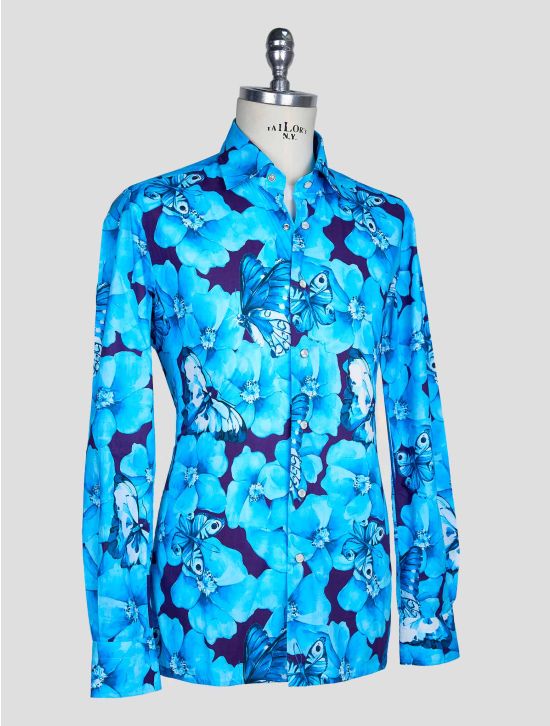 Kiton Light Blue  Cotton Shirt 2