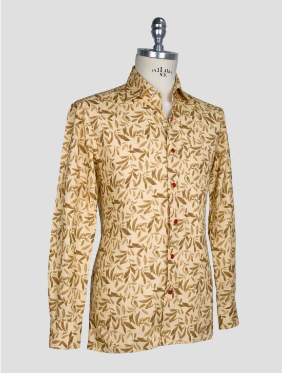 Kiton Beige  Cotton Shirt 2