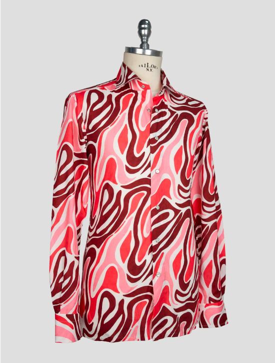Kiton Multicolor Cotton Shirt 2