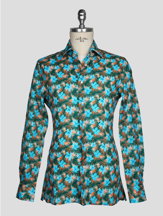 Kiton Multicolor Linen Shirt 1