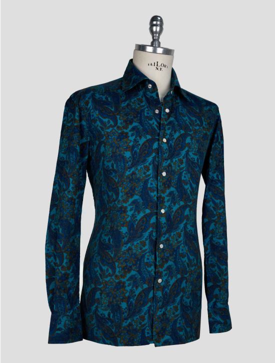 Kiton Multicolor Cotton Shirt 2