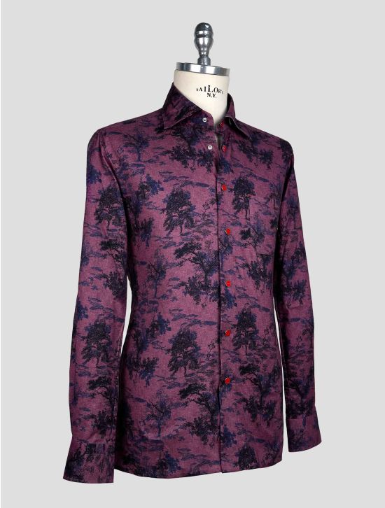 Kiton Violet Cotton Shirt 2