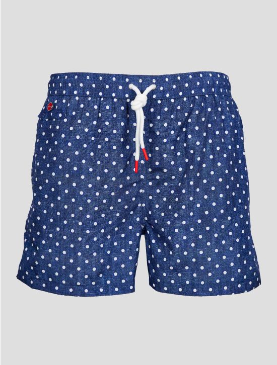 Blue White PL Swim Trunks 1