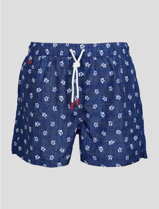 Blue White PL Swim Trunks 1