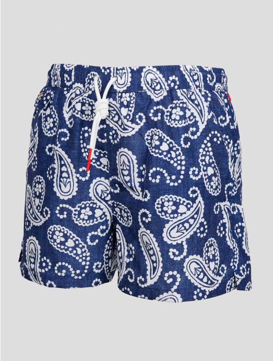 Blue White PL Swim Trunks 2