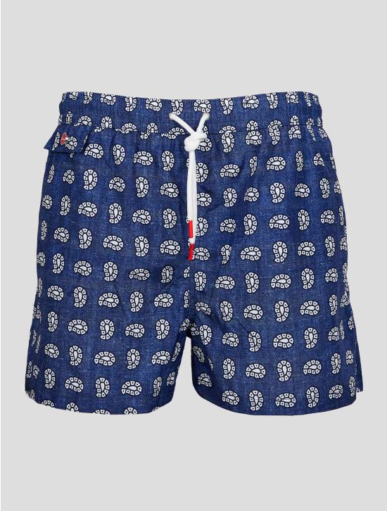 Blue White PL Swim Trunks 1
