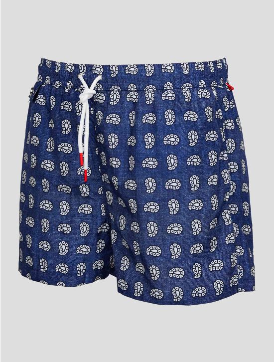 Blue White PL Swim Trunks 2
