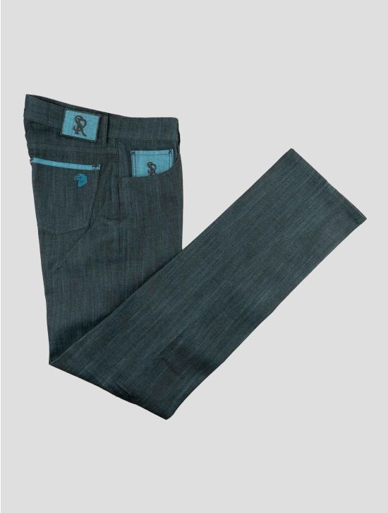 Stefano Ricci Blue Cotton Ea Jeans 1