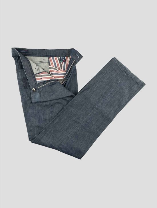 Stefano Ricci Blue Cotton Ea Jeans 2