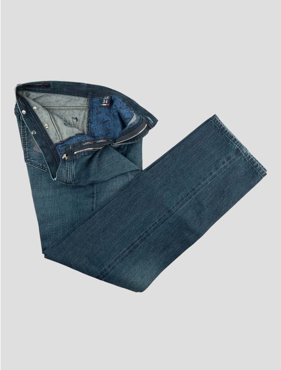 Stefano Ricci Light Blue Cotton Jeans 2