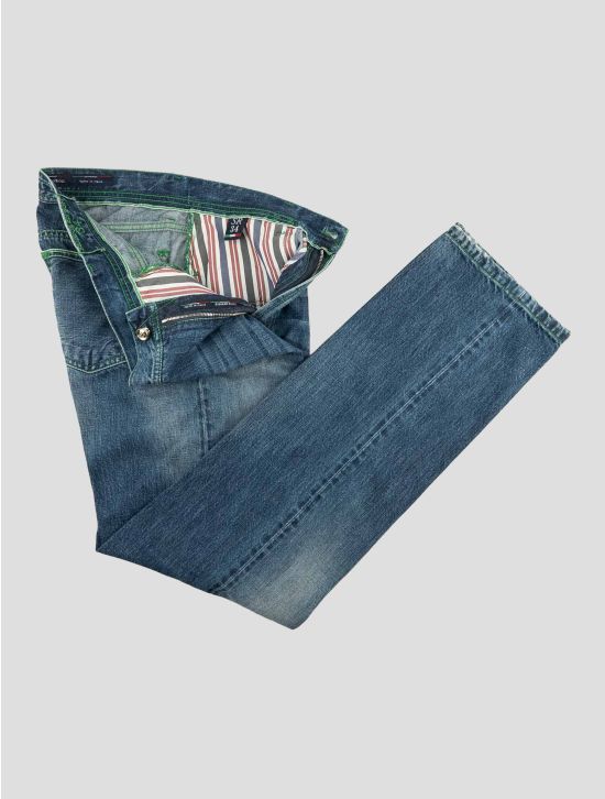 Stefano Ricci Light Blue Cotton Jeans 2