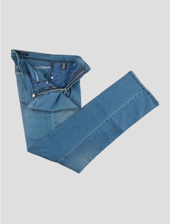 Stefano Ricci Blue Cotton Ea Jeans 2