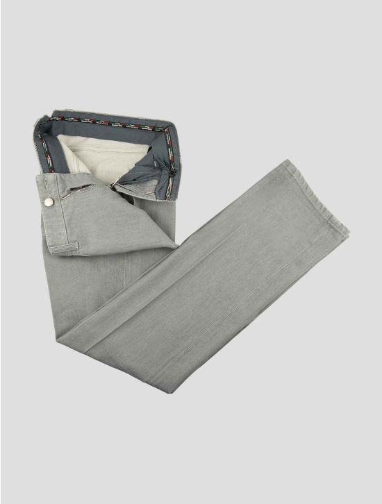 Stefano Ricci Gray Cotton Pu Jeans 2