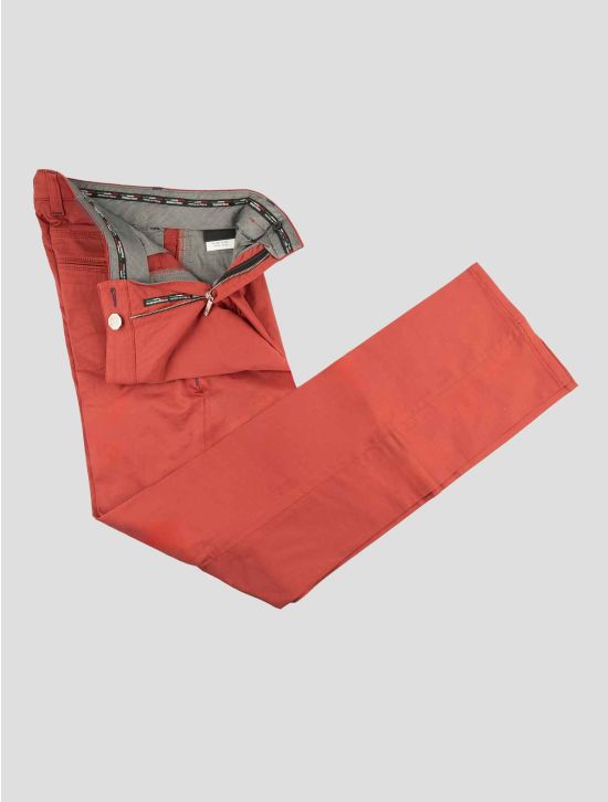 Stefano Ricci Red Cotton Pu Jeans 2