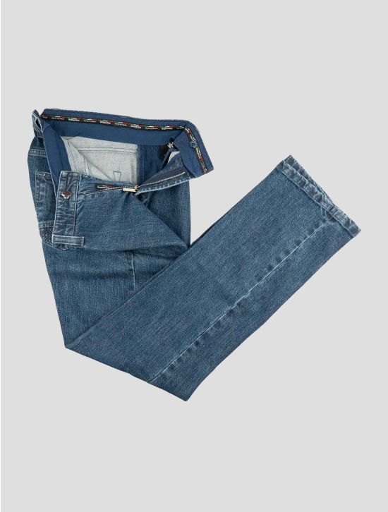 Stefano Ricci Blue Cotton Ea Jeans 2