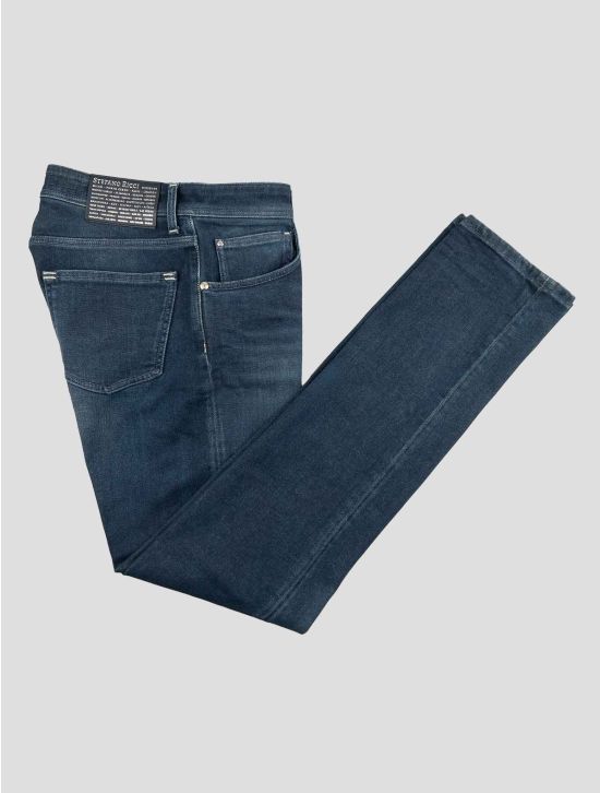 Stefano Ricci Blue Cotton Ea Jeans 1