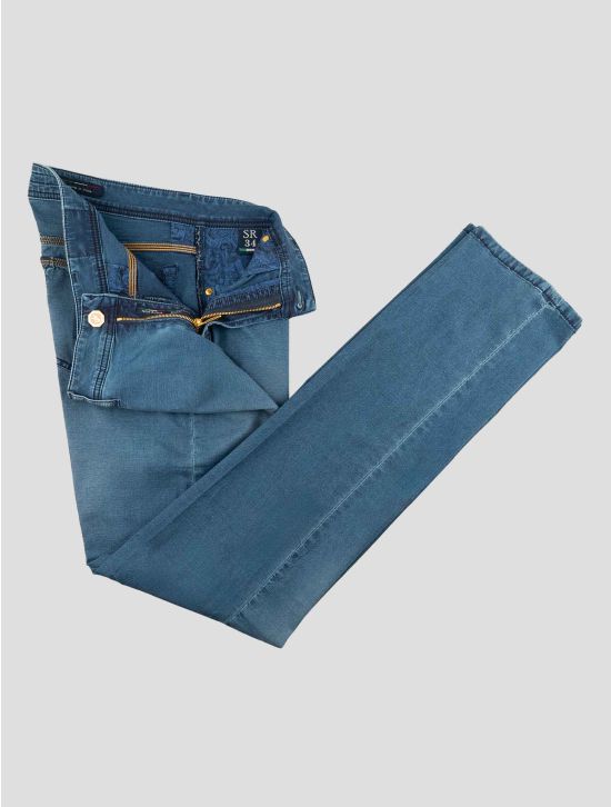 Stefano Ricci Blue Cotton Ea Jeans 2