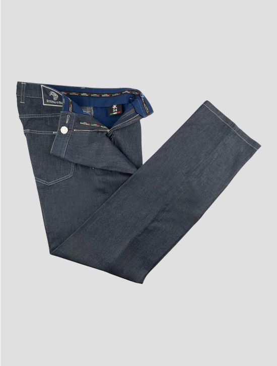Stefano Ricci Blue Cotton Lyocell Ea Jeans 1