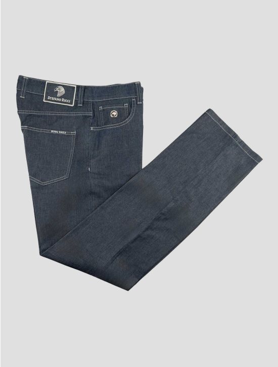 Stefano Ricci Blue Cotton Lyocell Ea Jeans 2