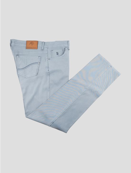 Stefano Ricci Light Blue Cotton Pa Ea  Jeans 1