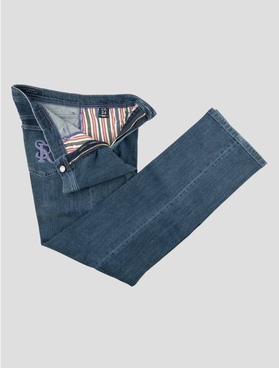 Stefano Ricci Blue Cotton Ea  Jeans 2