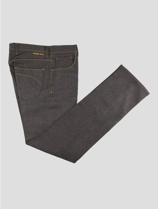 Stefano Ricci Gray pants cotton pu Pants 1